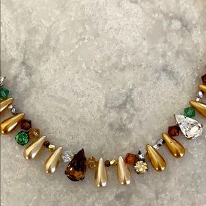 Stunning Semiprecious Stone and beaded Necklace